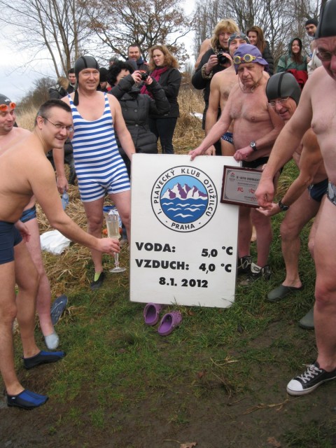 Křest otužilců 2012
