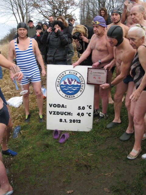 Křest otužilců 2012