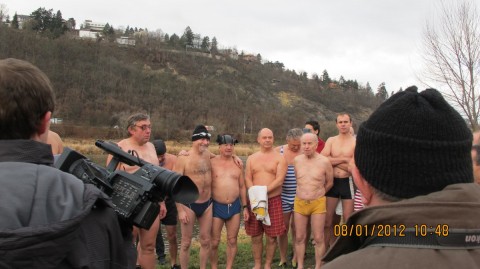 Křest otužilců 2012