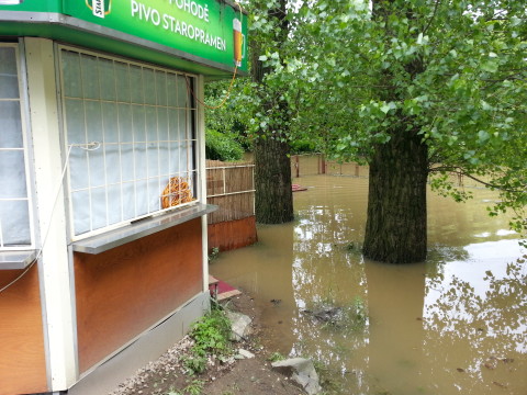 Povodeň v naší klubovně