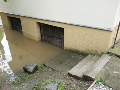 Povodeň v naší klubovně