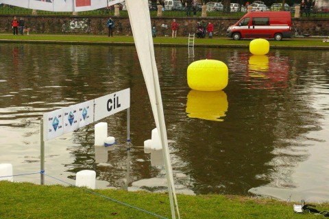 River Labe CZ Ice Swim 2015, foto: Jiří Kuřina