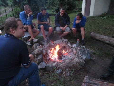Jarní kontrolní závod a táborák