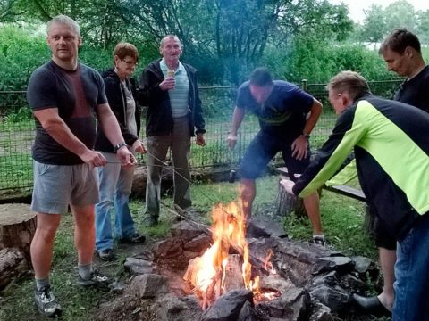 Jarní kontrolní závod a táborák