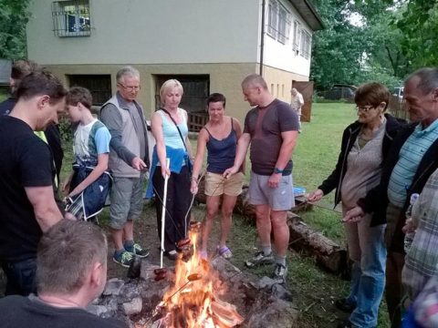 Jarní kontrolní závod a táborák