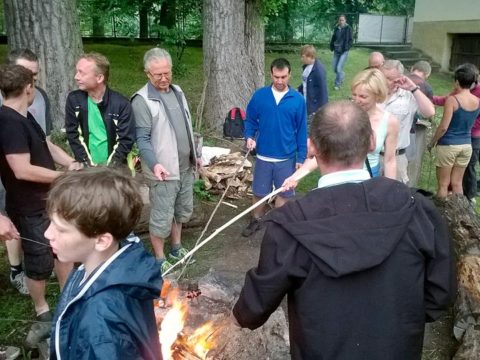 Jarní kontrolní závod a táborák