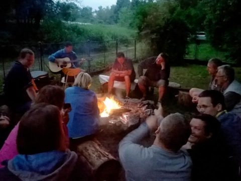 Jarní kontrolní závod a táborák