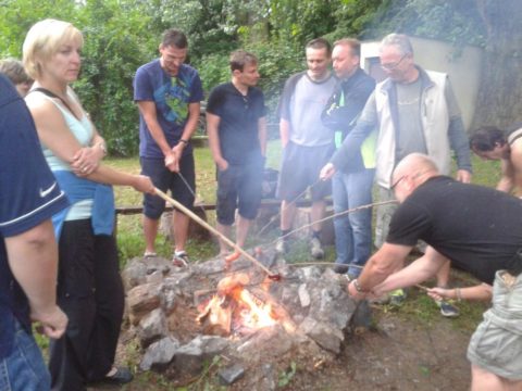 Jarní kontrolní závod a táborák