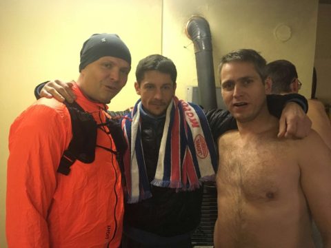 Křest otužilců I. PKO, Praha – Braník 7. 1. 2018