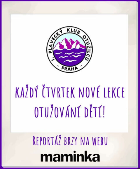 Otužilecké tréninky dětí a mládeže – čtvrtky od 16 hodin